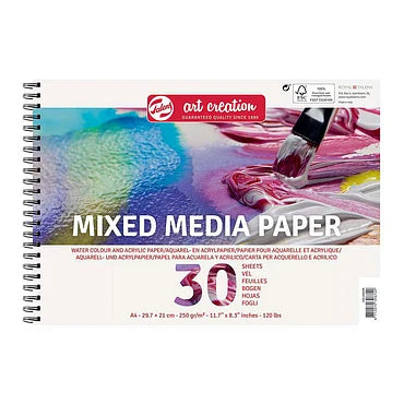 Talens Art Creation Mixed Media Papier A4 250 G 30 Vellen