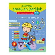 Reuzeleuk speel- en leerblok  Ik leer tellen en schrijven 5-