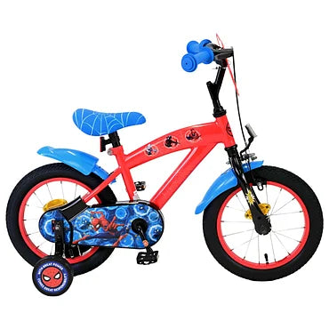 Marvel Spider-Man Fiets - 14 inch - Rood/Blauw