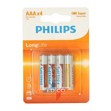 Philips Batterij R3 AAA Long Life