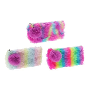 Etui Regenboog Pluche