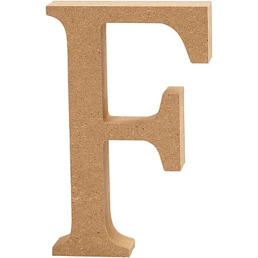 Letter F MDF 8cm