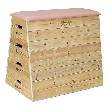 Classic World Houten 4-laagse Springkast Verstelbaar in Hoogte