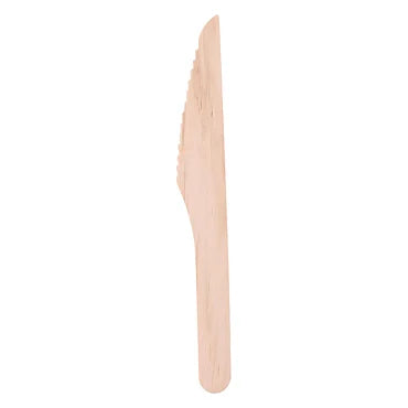 Wegwerp Mes Hout 16cm