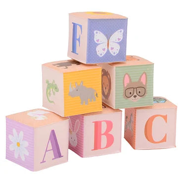 Happy World Zachte Bad Blokken Dieren en Letters
