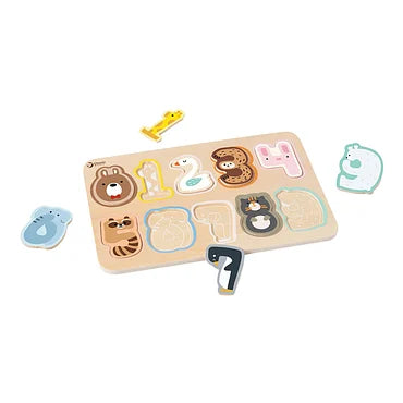 Classic World Houten Cijfer Puzzel
