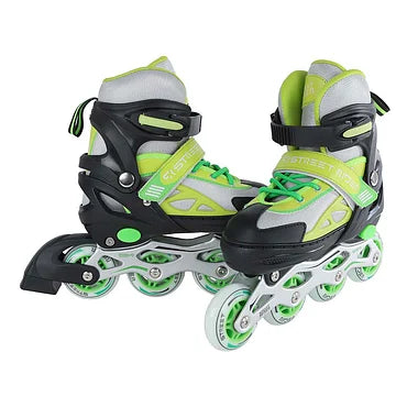 Street Rider Inline Skeelers Groen/Zwart Verstelbaar