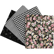 Patchwork Stof Zwart 45x55cm