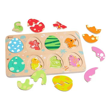 Classic World Houten Inlegpuzzel Dinosaurus