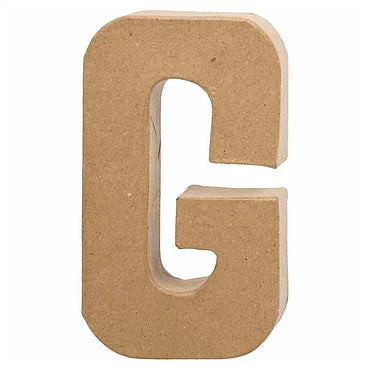 Letter Papier-maché - G