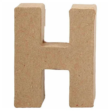 Letter Papier-maché - H