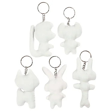 Stoffen Dieren Sleutelhanger