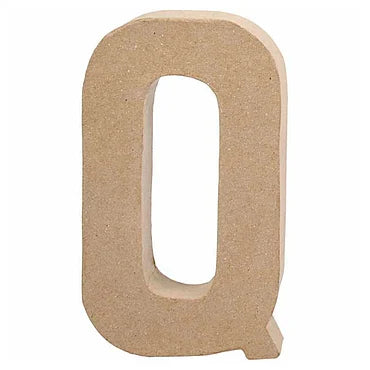 Letter Papier-maché - Q