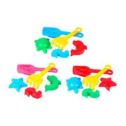 Sun Fun Schepje met Harkje en 3 Zandvormen