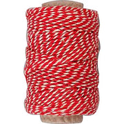 Katoenkoord Rood/wit