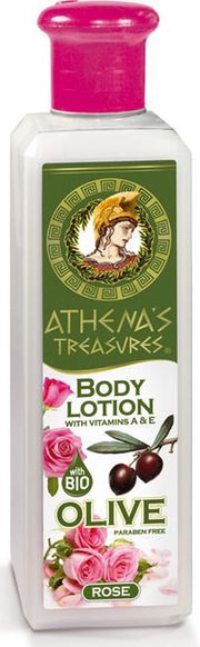 Pharmaid Athenas Treasures Body Lotion Rose Bio Olive Oil 250ml | Moisturizer Skincare