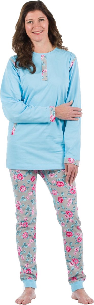 Dessin hansop | Dames | Rugritssluiting | Rits in het kruis | Bloemen | XXXL