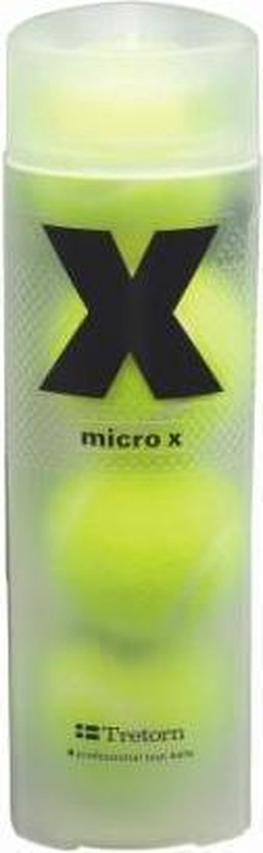 Tretorn Micro X - Tennisballen - 4 stuks - Geel