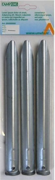 Campking Tentharing Halfrond Breed - 30 cm - 10 stuks
