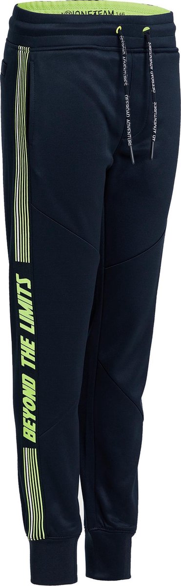 WE Fashion Jongens joggingbroek met tape- en bikerdetails
