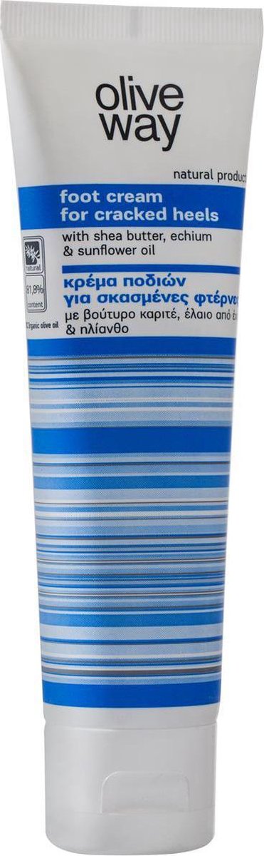 Oliveway crème voor hielkloven met biologische olijfolie -100 ml