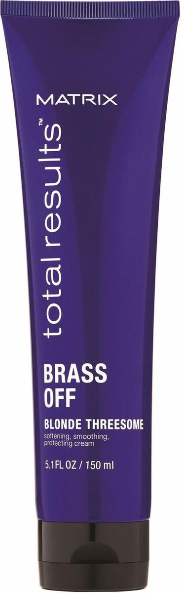 Matrix Total Results Brass Off Blonde Threesome haarcrème Unisex 150 ml