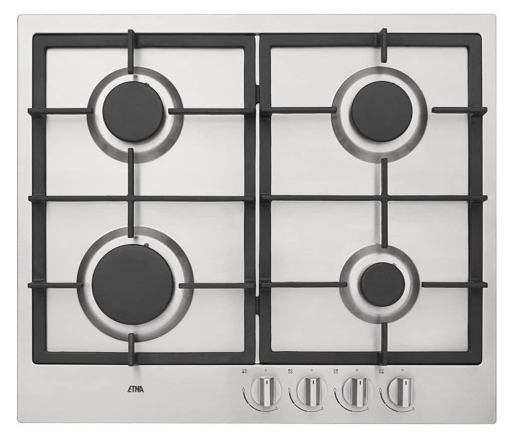 Etna KG859RVSA Gas kookplaat Grijs