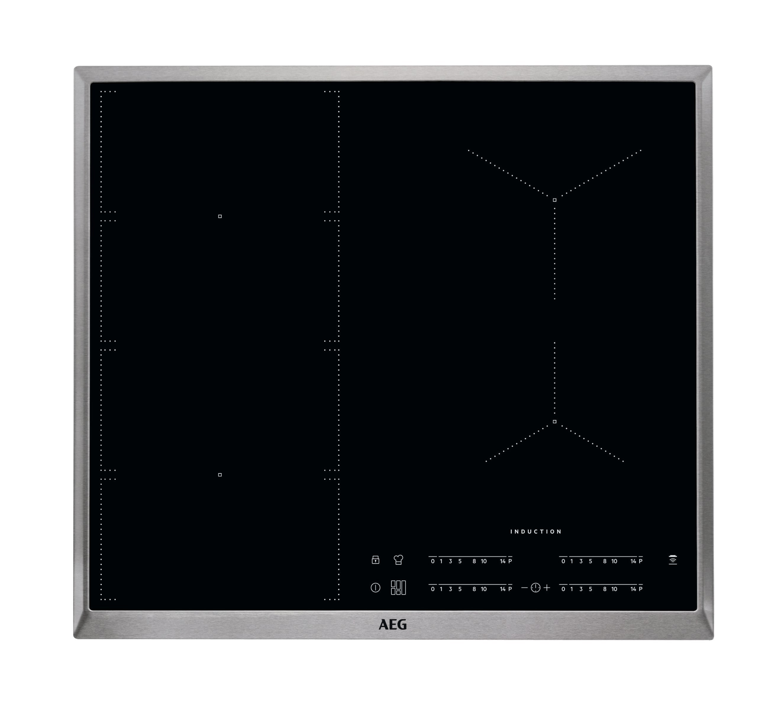 AEG IKE64471XB Inductie kookplaat Zwart