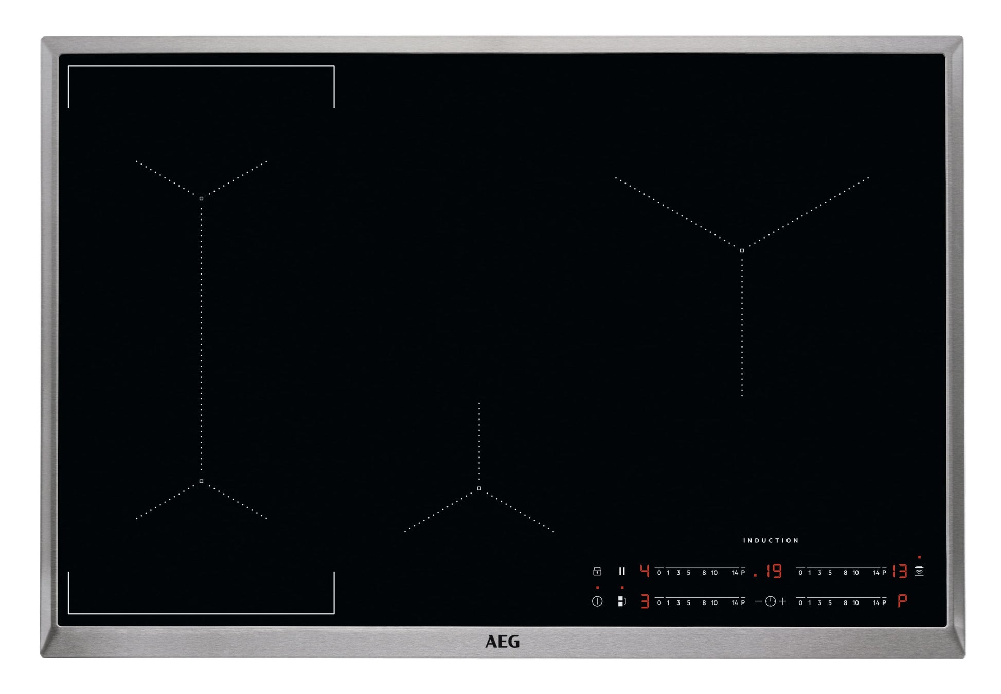 AEG IKE84441XB Inductie kookplaat Zwart