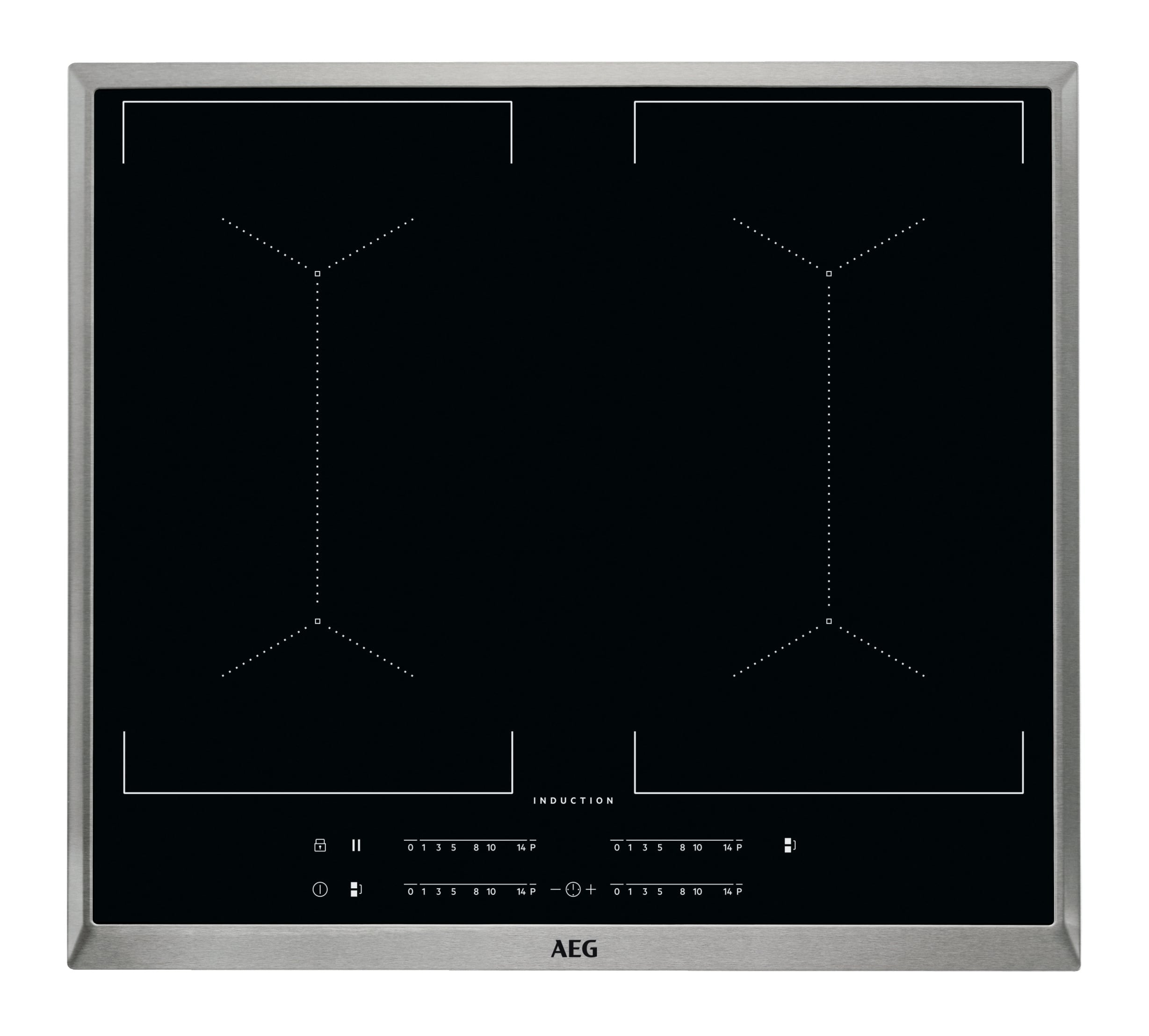 AEG IKE64450XB Inductie kookplaat Zwart