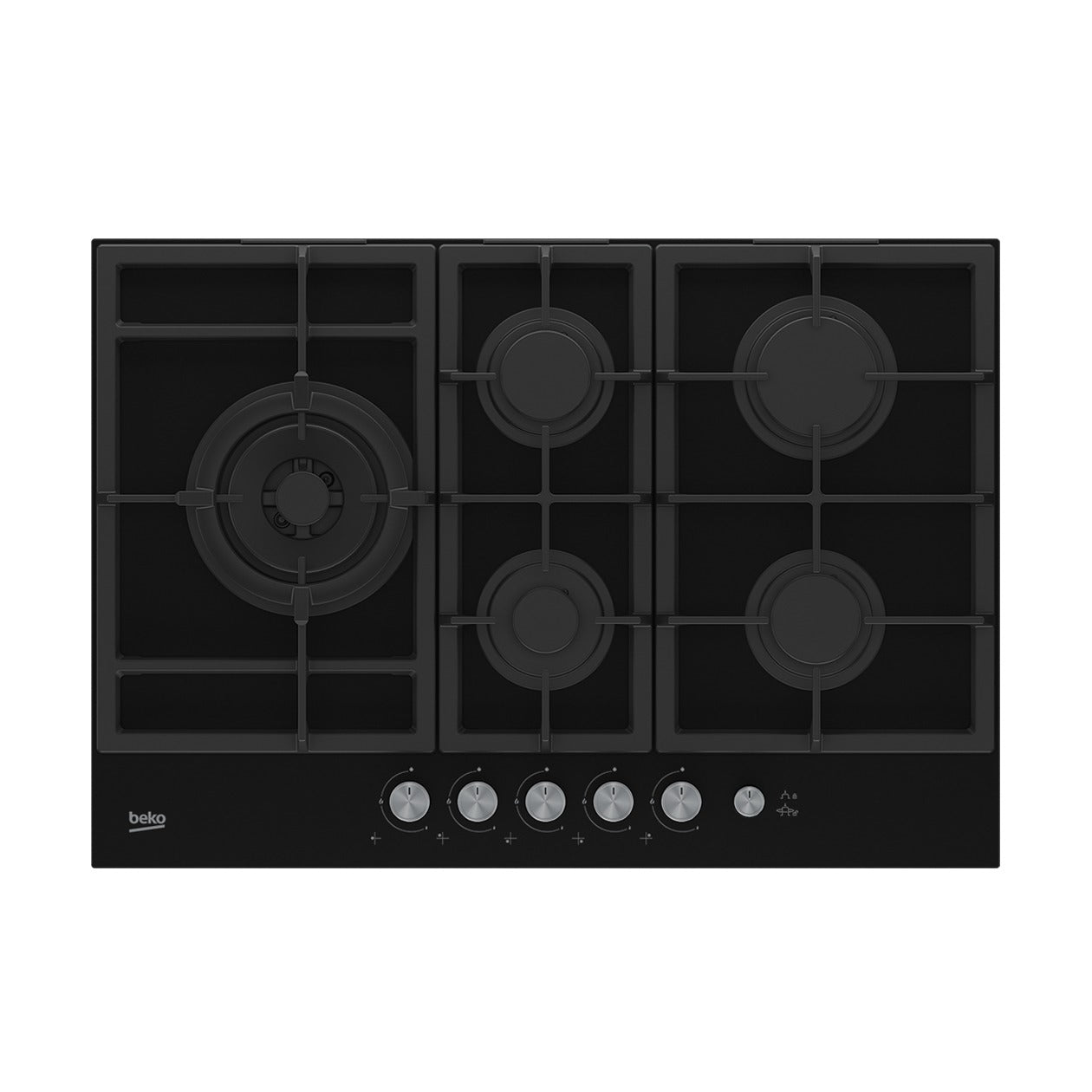 Beko HILL75235SNL Gas kookplaat Zwart