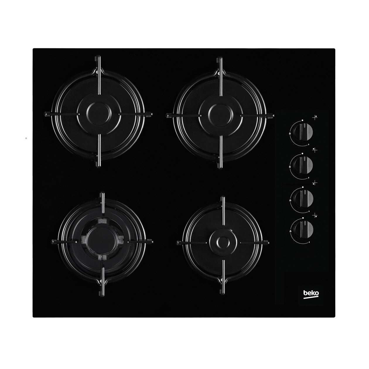 Beko HILW64120SNL Gas kookplaat Zwart