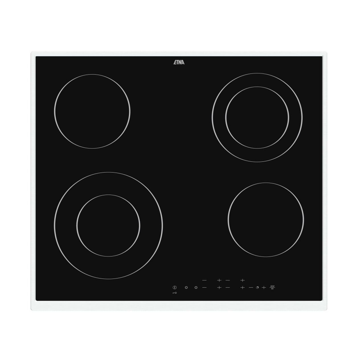 Etna KC360RVS Keramische kookplaat Zwart