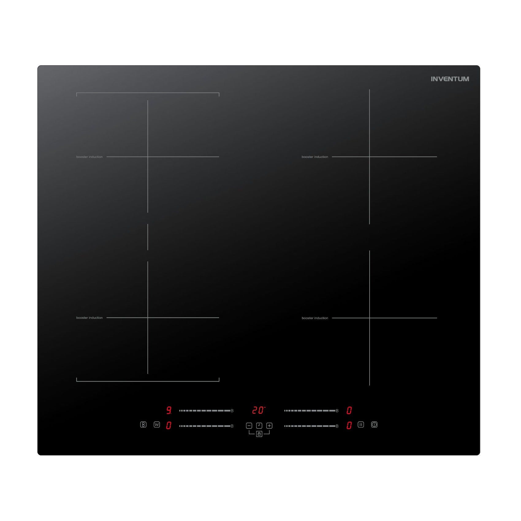 Inventum IKI6035 Inductie kookplaat Zwart