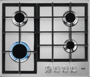 AEG HGB64200SM Gas kookplaat Grijs