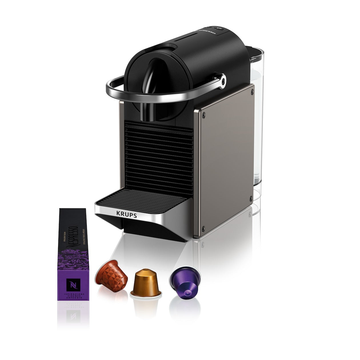 Krups Nespresso Pixie XN306T Nespresso Grijs