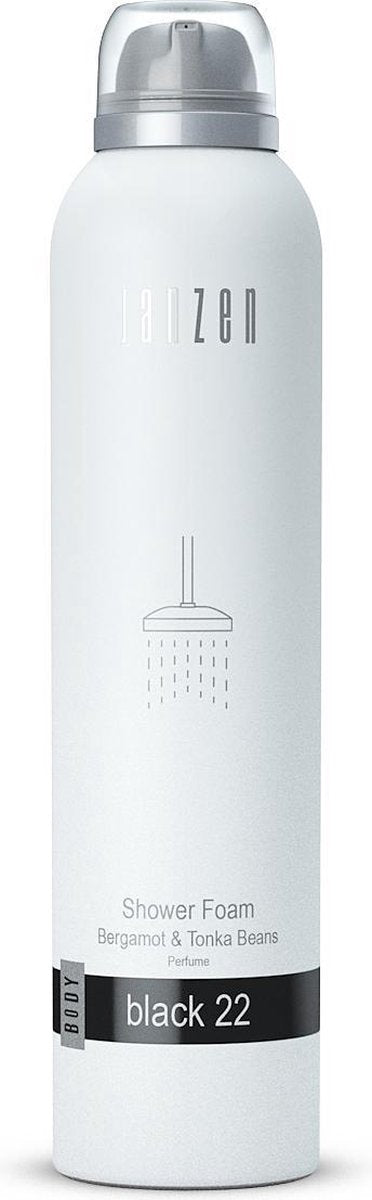 JANZEN Shower Foam Black 22 douchegel - 200 ml