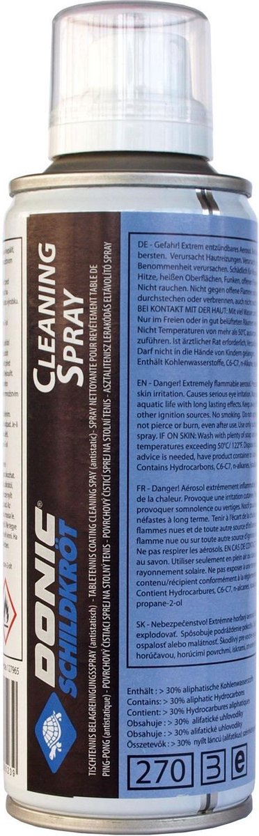 Donic Schildkröt Tafeltennis Schoonmaakspray 200 Ml