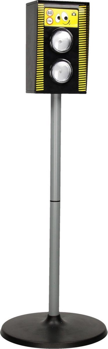 Playfun Flitspaal 75 Cm Zwart/geel