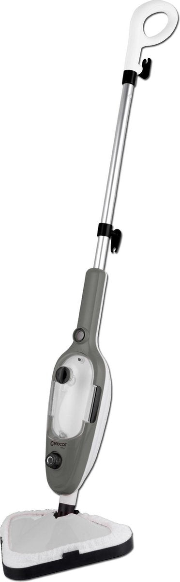 Cenocco: 8-1 Multifunctionele Stoomreiniger Grijs - 1300W - Krachtige Stoomreiniger - Stoom Mop - Steam Cleaner - 1050W - Inclusief 8 Accessoires