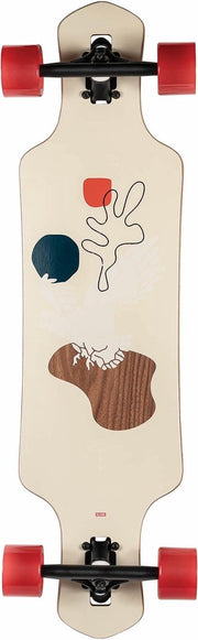 GLOBE Longboard Geminon 35 Walnut/Cockatoo 35