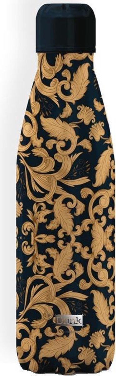 I-drink Thermosfles Baroque 500 Ml Rvs Zwart/bruin