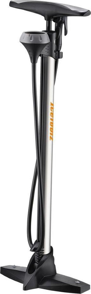 Icetoolz Fietspomp Met Manometer Staal Zwart/zilver