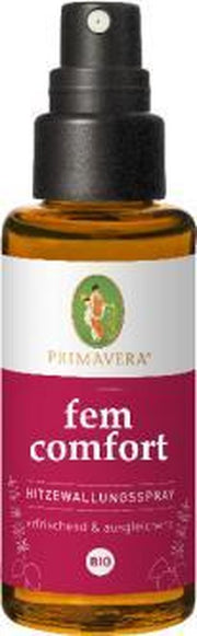 Primavera Fem Comfort - Bodyspray - Verkoeling en verfrissing bij opvliegers - aromatherapie - etherische olie