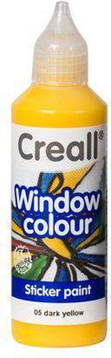 Creall Glass - glasstickerverf donkergeel 1 FL - 80 ML 20505