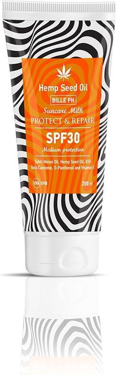ZONNEBRANDMELK VOOR LICHAAM MET SPF 30 EN HENNEPOLIE