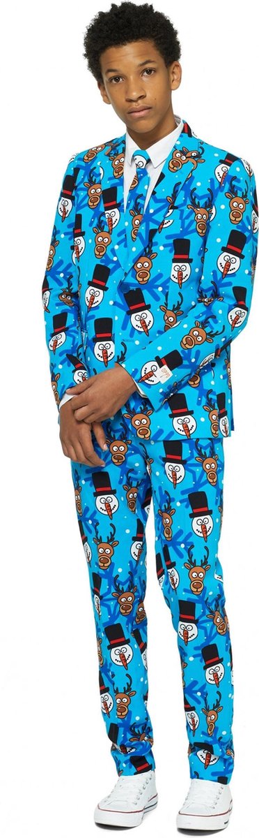 OPPOSUITS - Mr. Winter winner Opposuits kostuum voor tieners - 146/152 (12-14 jaar) - Kinderkostuums