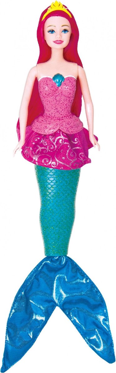 Toi-toys Zeemeermin Met Jurk Roze/blauw 30 Cm