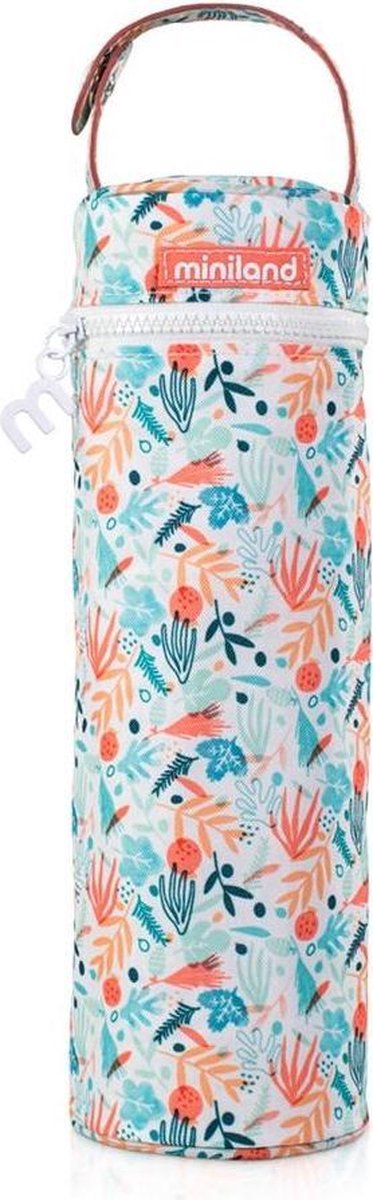 Miniland Thermosfleszak Mediterraans 350 Ml Polyester Oranje