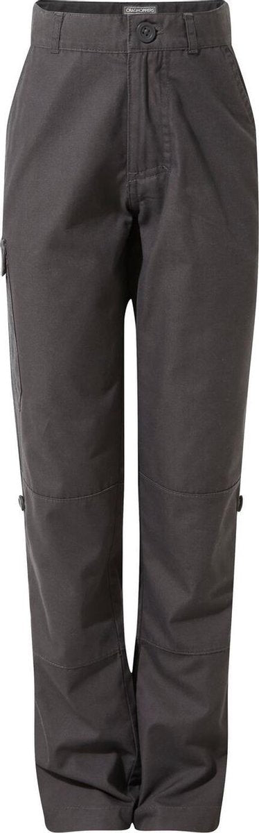 Craghoppers - UV Wandel- en vrijetijdsbroek voor kinderen - Kiwi II - Zwart - maat 98-104cm